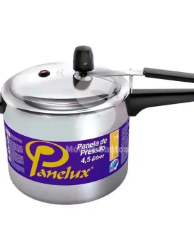 PANELA DE PRESSAO PANELUX 4,5L POLIDA ALUMINIO