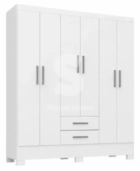 ROUPEIRO 6P. ABRIR 2G RODIAL NATAL BRANCO 1GR6222