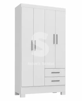 ROUPEIRO 4P. ABRIR 2G RODIAL IMPERATRIZ BRANCO 1GR4222