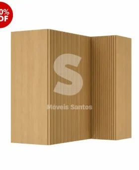 ARMARIO NESHER CANTO 2P ABRIR RAINHA 92CM NATURE 500737