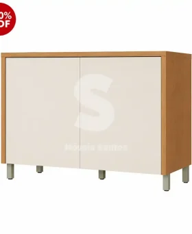 BALCAO NESHER 2P CONDESSA 120CM CARVALHO/GREIGE 500969