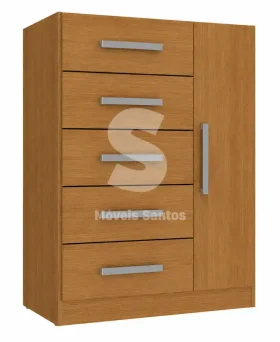 COMODA 5G 1P. ABRIR RODIAL CORAIS CINAMOMO 50CO1523