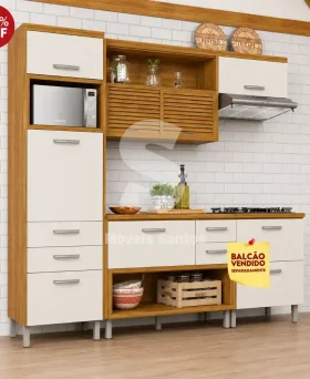 COZINHA NESHER PRINCESA FREIJO / OFF WHITE