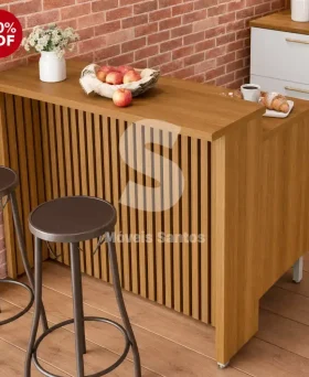 ILHA NESHER 120CM FREIJO /FREIJO 500439