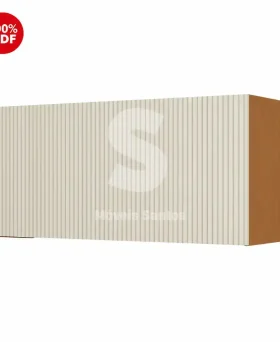 ARMARIO NESHER GELADEIRA SIMONE MENDES 80CM CARVALHO/GREIGE 500962