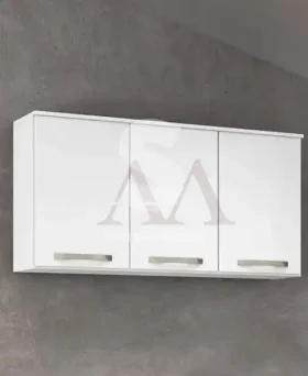 ARMARIO 3P. ABRIR AEREO NICIOLI 120CM FIT BRANCO / BRANCO