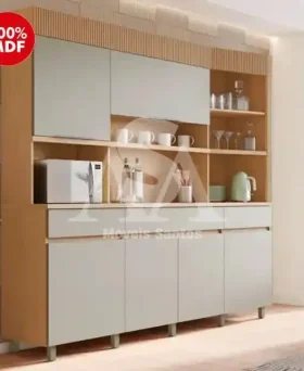 KIT 6P 3G NESHER REALEZA 220CM CARVALHO/GREIGE 500972