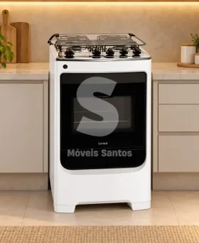 FOGAO 4B CONSUL CFO4NA MESA INOX BRANCO