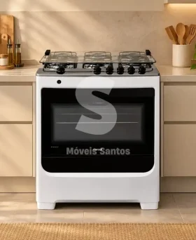 FOGAO 5B CONSUL CFS5NA MESA INOX BRANCO